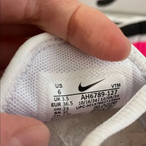 Nike Air Max 270 White/Hyper Pink USA Women Size 6/UK 3.5/EU 36.5(AH6789-127) - Picture 9 of 11